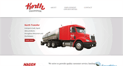 Desktop Screenshot of korthtransfer.com